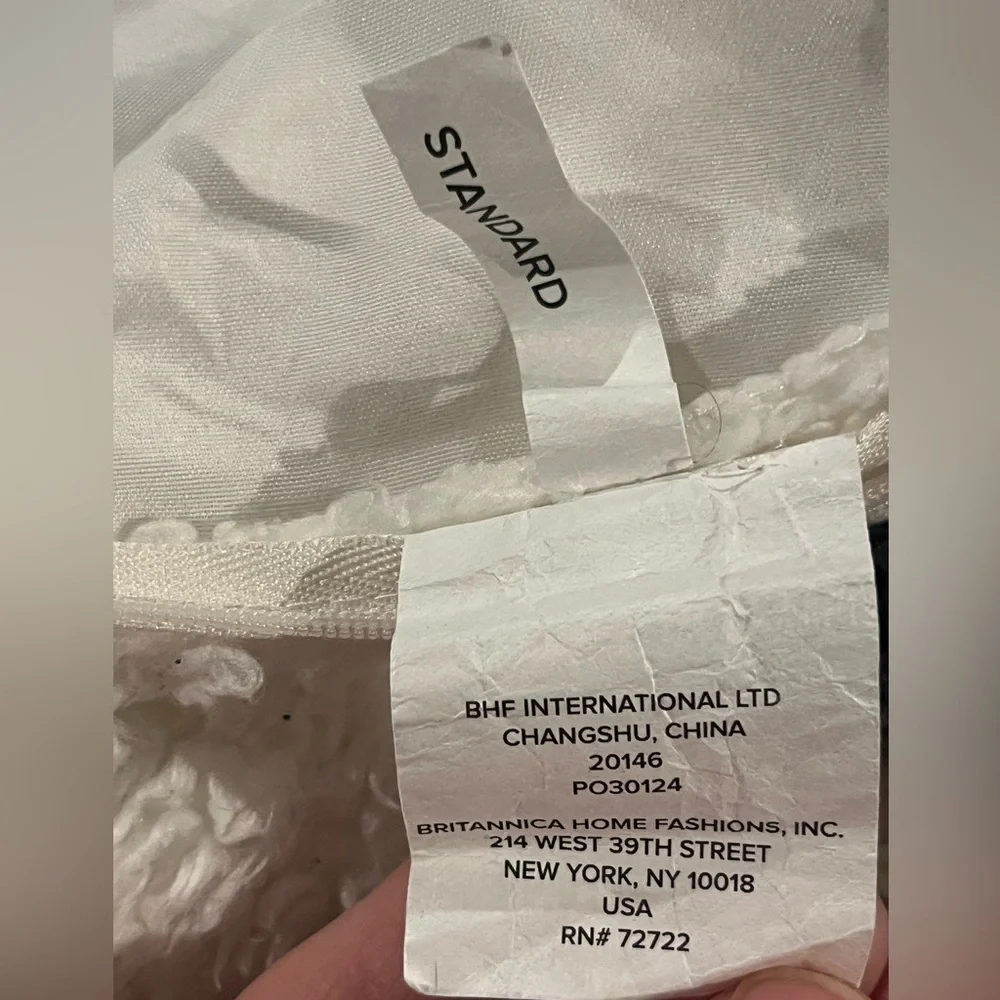 Ugg Blasdale Set of Standard Pillow Shams Chenille Sherpa Faux Fur